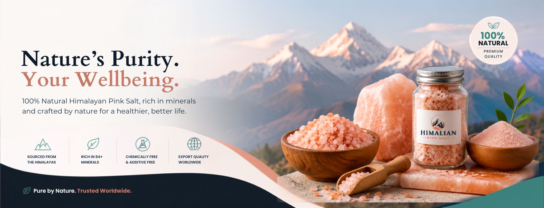Himalian Pink Salt - Main Banner - Home Page - Himalyan Pink Salt - Desktop 1