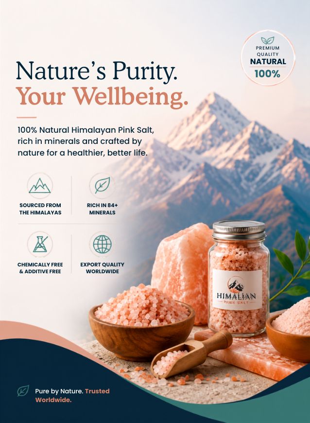 Himalian Pink Salt - Main Banner - Home Page - Himalyan Pink Salt - Mobile