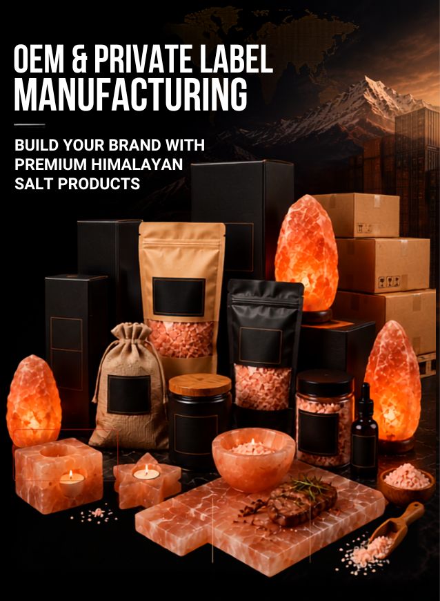 OEM & Private Label - Himalian Pink Salt - Main Banner - Home Page - Himalyan Pink Salt - Mobile